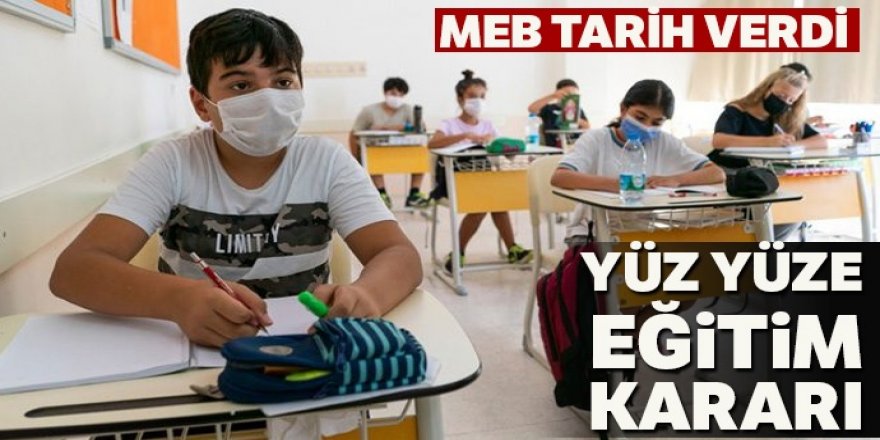 MEB: Yetiştirme kurslarında yüz yüze eğitim 22 Ocak'ta başlatılacak