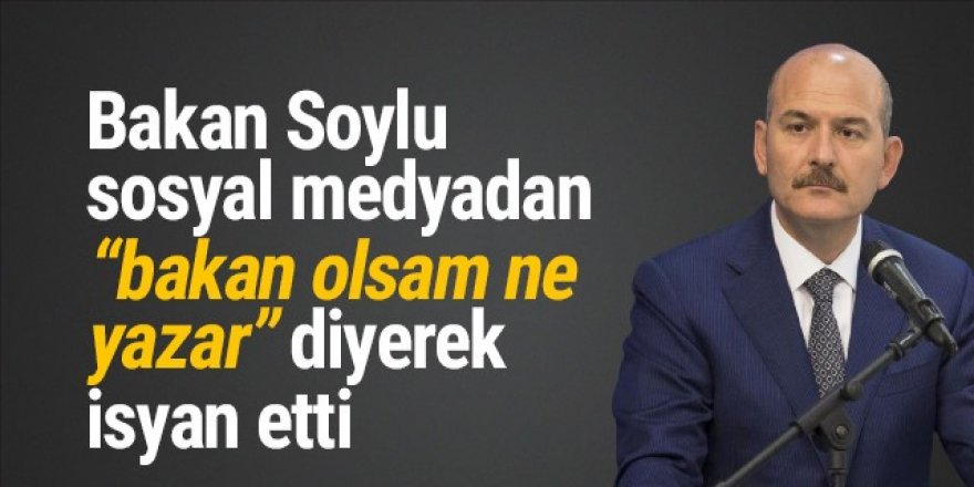 Bakan Soylu isyan etti: ''Anneme küfür edip serbest kaldı''