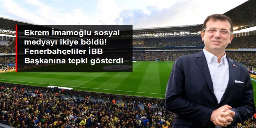İmamoğlu'nun Galatasaray'a bağış yapması sosyal medya kullanıcılarını ikiye böldü!