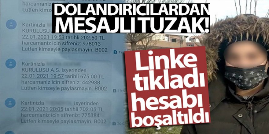 Tıkladığı link yüzünden 9 bin TL parasından oldu