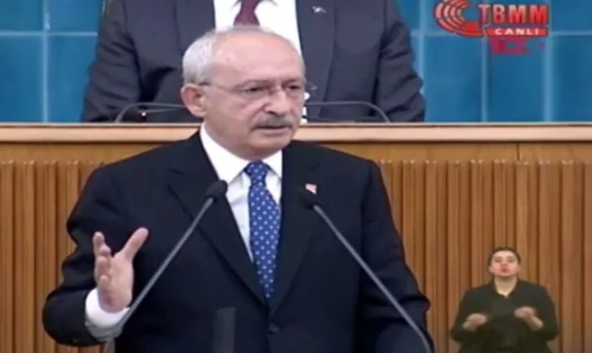 Kılıçdaroğlu'nun kürsüdeki öfkeli hali dikkat çekti!