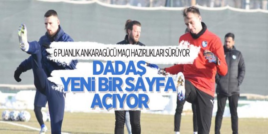 6 puanlık Ankaragücü maçı hazırlıkları sürüyor