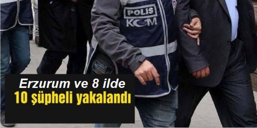 Ardahan merkezli kaçakçılık operasyonunda 10 şüpheli yakalandı