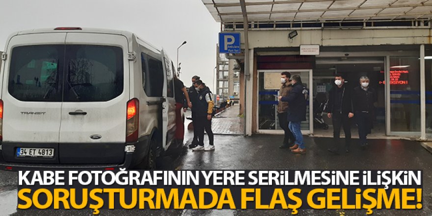 Kabe fotoğrafının yere serilmesi soruşturmasında 2 tutuklama