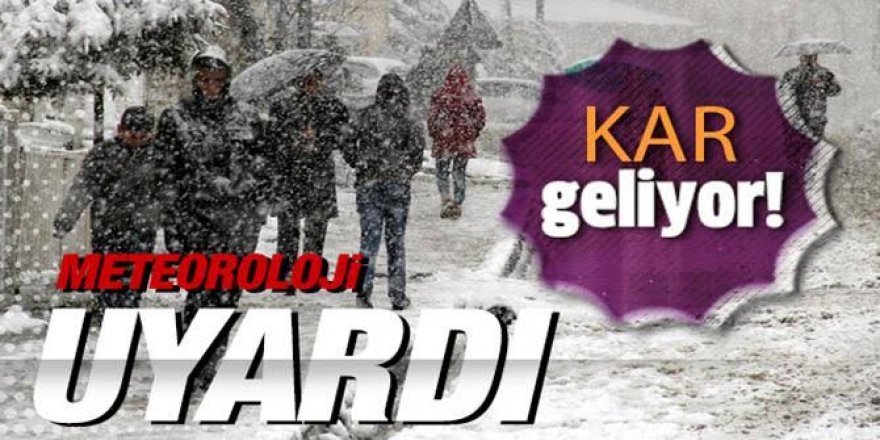 Erzurum, Ağrı, Kars ve Iğdır çevrelerinde kar yağışı bekleniyor