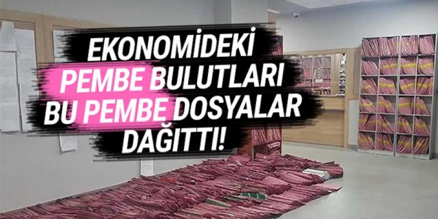 Pembe bulutları dağıtan tablo: 1 milyon yeni icra dosyası