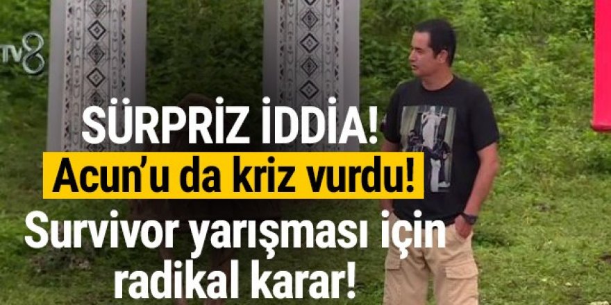 Olay iddia: Acun'u da kriz vurdu!