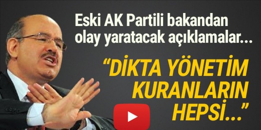 Eski Bakan Çelik'ten iktidara olay gönderme