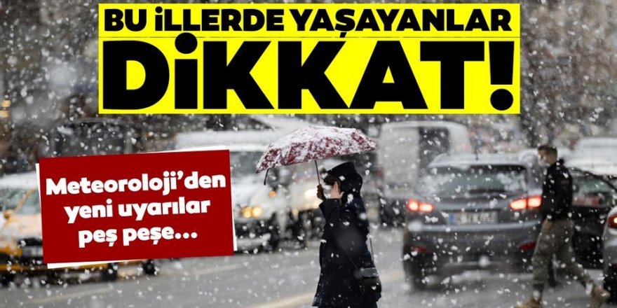 Doğu Anadolu'da 6 ilde kar yağışı bekleniyor