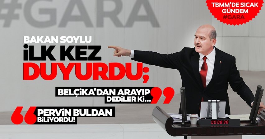 İçişleri Bakanı Soylu o detayı ilk kez açıkladı!