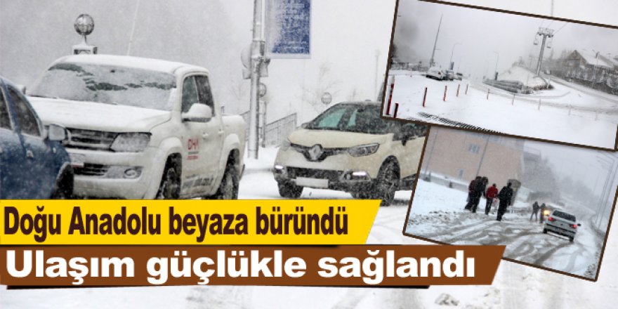 Doğu beyaza büründü