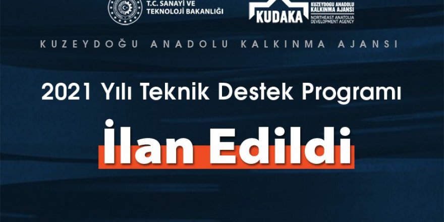 KUDAKA 2021 yılı teknik destek programı açıklandı