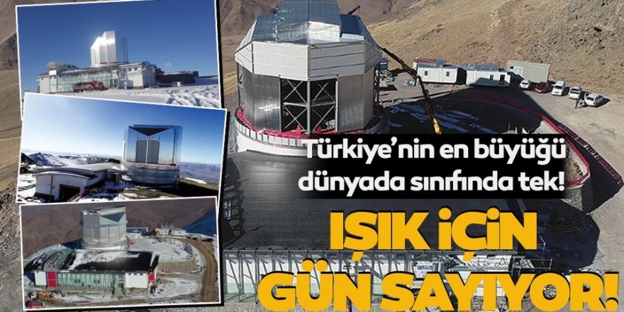 Doğu Anadolu Gözlemevi'ne kurulacak teleskop 26 Şubat'ta Erzurum'da