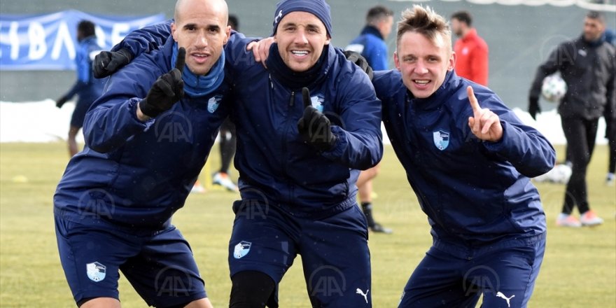 Erzurumspor, Fatih Karagümrük maçı hazırlıklarını sürdürdü