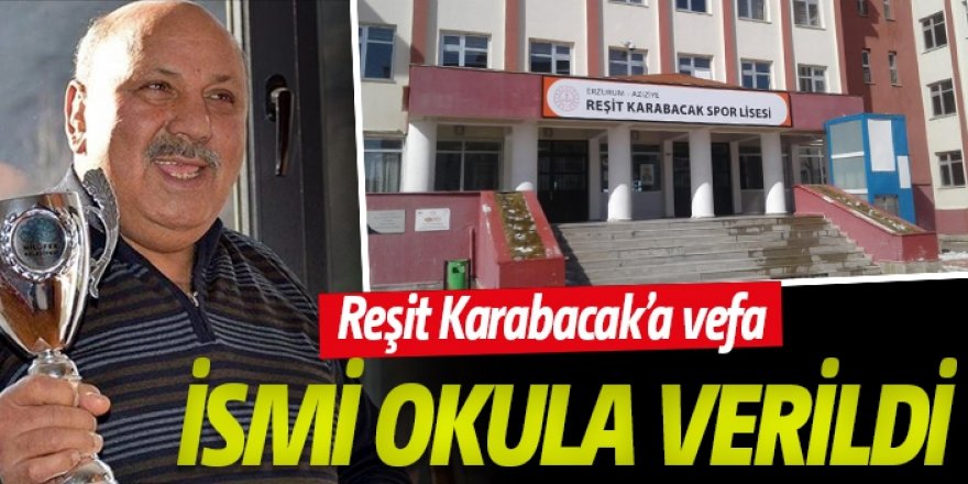 Erzurum Milli Eğitimden vefa