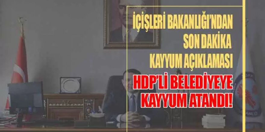 HDP’li Karaçoban Belediyesi’ne Gültekin Kayyum Olarak Atandı!