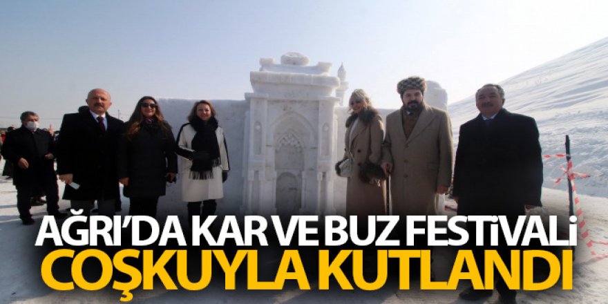 Ağrı'da Kar ve Buz Festivali coşkuyla kutlandı