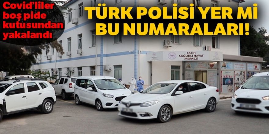 Covid'liler boş pide kutusundan yakalandı!