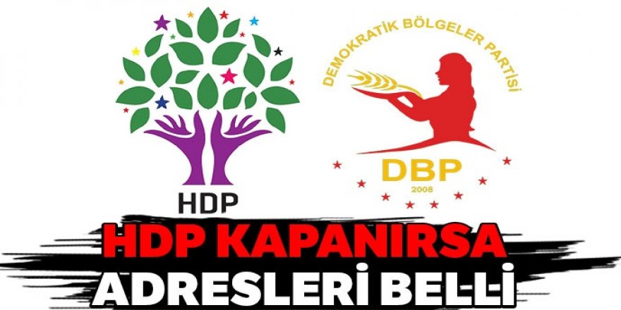 Parti kapatılırsa HDP'liler DBP'ye geçecek