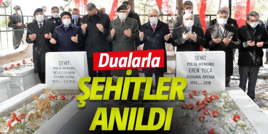 Erzurum Şehitliğinde 18 Mart töreni