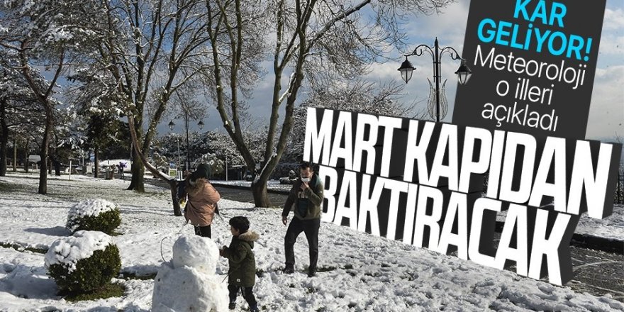 Doğu Anadolu'daki 4 ilde karla karışık yağmur ve kar bekleniyor