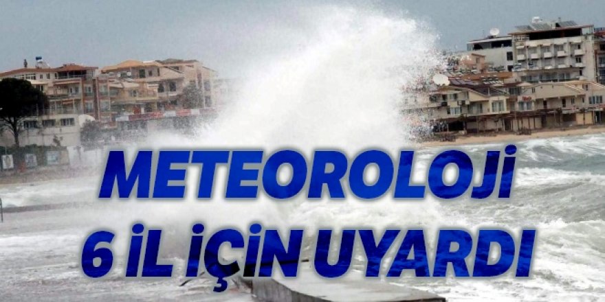 Doğu Anadolu Bölgesi'nde 6 il için fırtına uyarısı