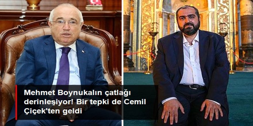 Bir tepki de YİK üyesi Cemil Çiçek'ten geldi