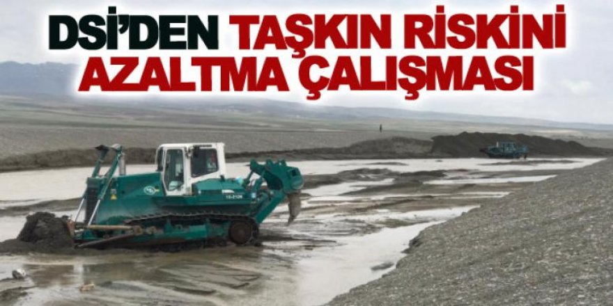 Erzurum'da taşkın riskini azaltacak dere ıslah çalışmaları devam ediyor