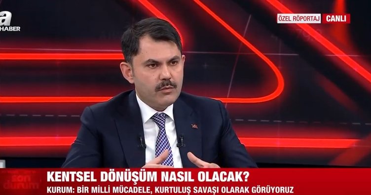 Çevre ve Şehircilik Bakanı Murat Kurum'dan önemli açıklamalar