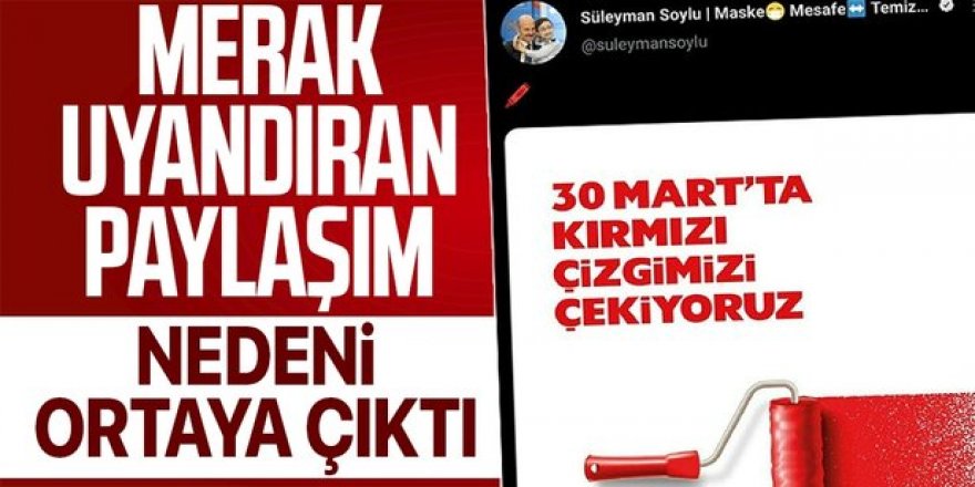 Paylaşımı merak uyandırmıştı! Nedeni ortaya çıktı