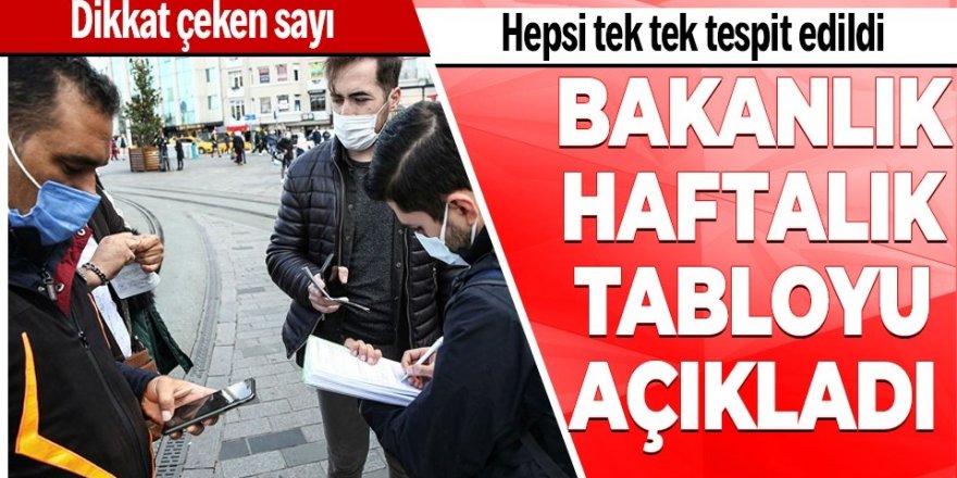 Sokağa çıkma kısıtlamasını ihlal eden 21 bin 495 kişiye işlem uygulandı