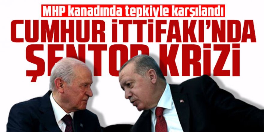 Cumhur İttifakı'nda Mustafa Şentop krizi! MHP kanadında tepkiyle karşılandı