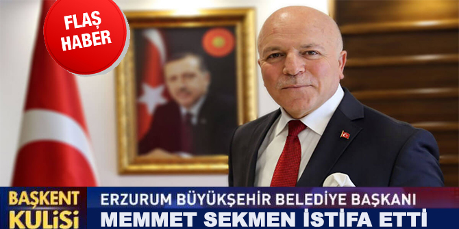 ŞOK GELİŞME: BAŞKAN SEKMEN İSTİFA ETTİ