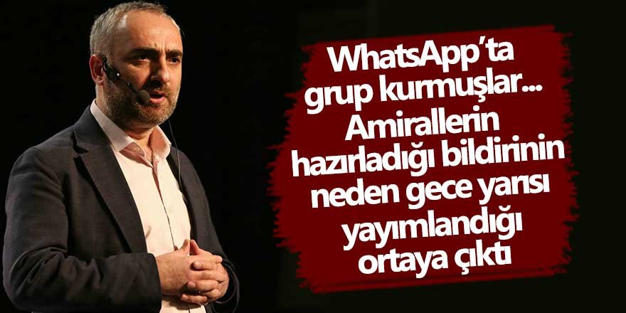 WhatsApp’ta grup kurmuşlar...