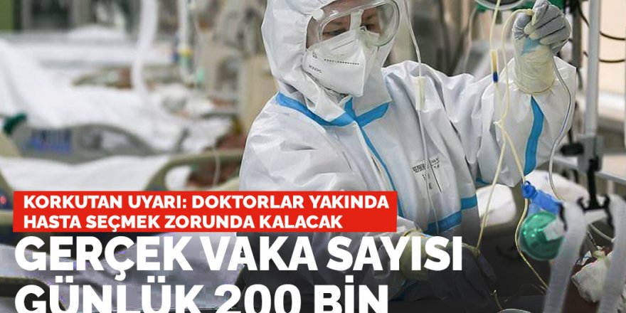 Korkutan uyarı: Doktorlar hastayı seçerek almak zorunda kalır