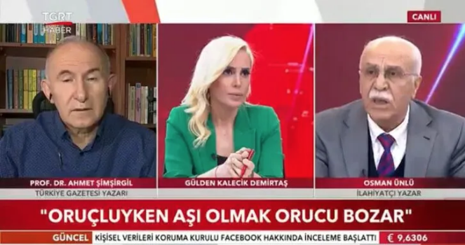 Diyanet'in 'aşı orucu bozmaz' açıklamasına sert tepki