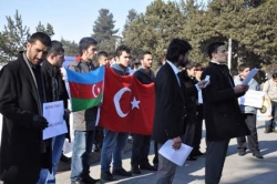 Erzurum'da Hocalı Protestosu