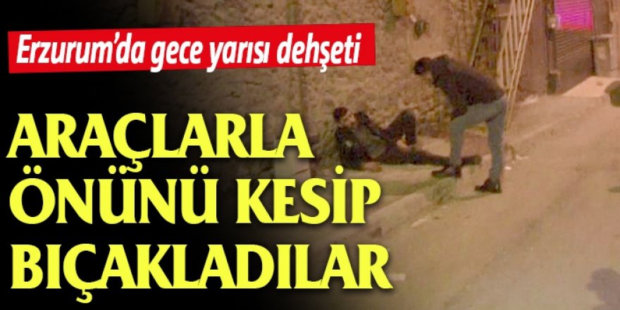 Erzurum'da Araçlı kovalamaca kanlı bitti:1 yaralı