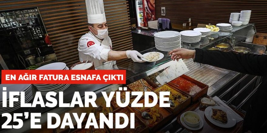 Dört restorandan biri kapanacak. 300 bin kişi isiz kalacak