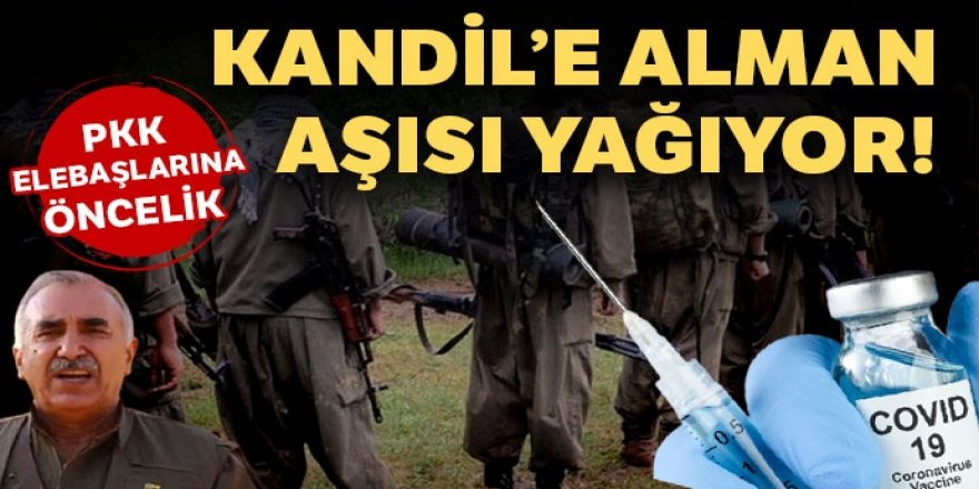 Kandil’e Alman aşısı yağıyor