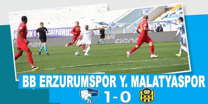 Erzurumspor - Yeni Malatyaspor maç sonucu: 1-0