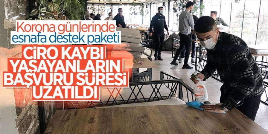 Ciro kaybı desteklerinde başvuru süresi uzatıldı