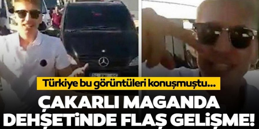 ''Çakarlı maganda'' olayında yeni gelişme!