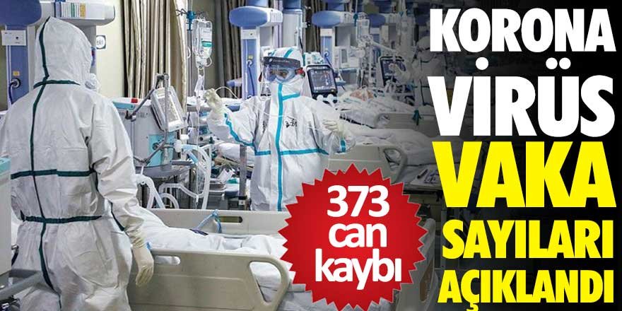Korona virüs vaka sayıları açıklandı: 373 kişi hayatını kaybetti