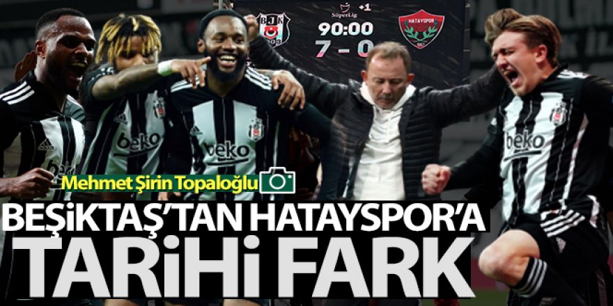 Beşiktaş 7-0 Hatayspor Maç Özeti ve Golleri İzle