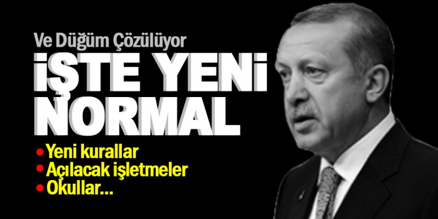 İşte normalleşme: Yeni kurallar, açılacak işletmeler ve okullar...