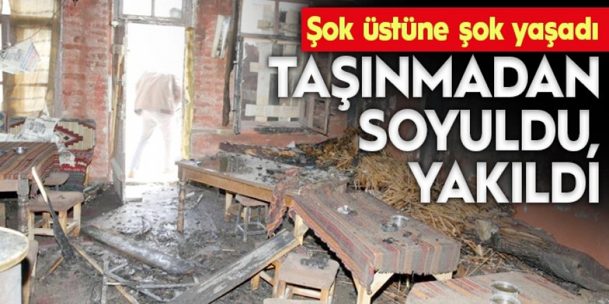 Erzurum'da İş yeri yandı zannetti, gerçek daha acı çıktı