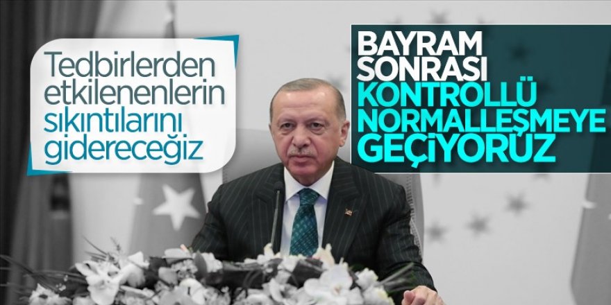 Cumhurbaşkanı Erdoğan'dan bayram mesajı ve normalleşme açıklaması!