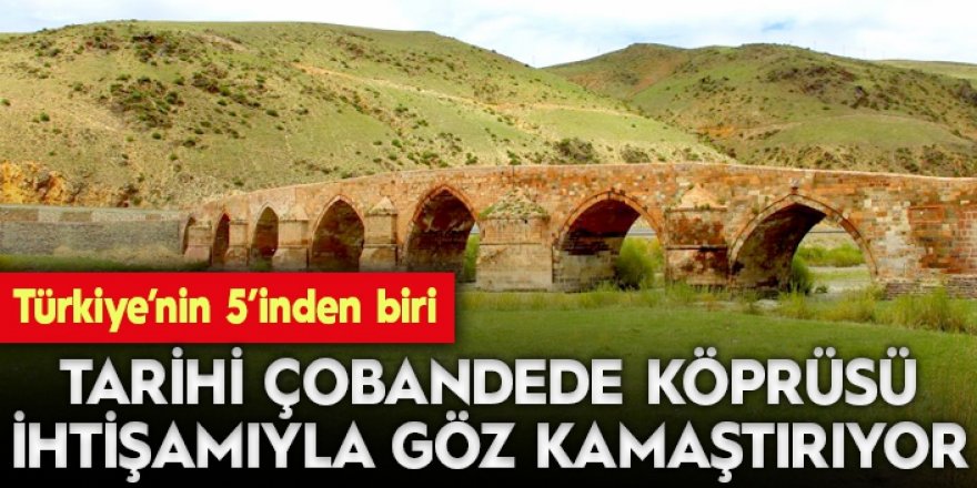 Çobandede Köprüsü ilk günkü ihtişamıyla göz kamaştırıyor