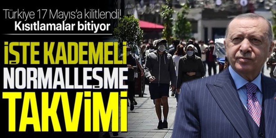 Tam kapanma yasakları bitiyor! İşte adım adım kademeli normalleşme